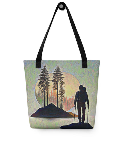 Oregon Hiker at Sunset - Tote bag