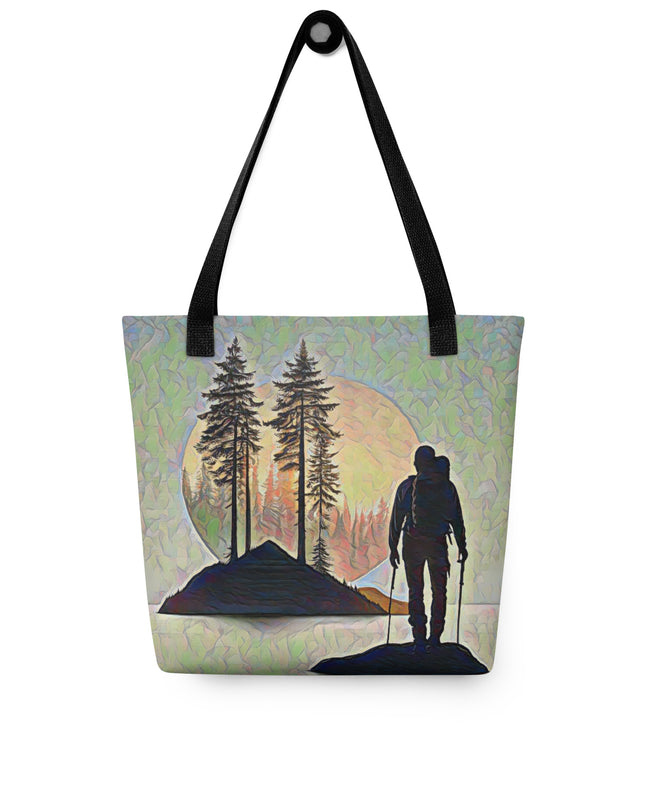 Oregon Hiker at Sunset - Tote bag
