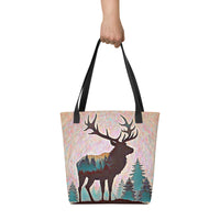 Thumbnail for Oregon Elk in the Forest - Tote bag