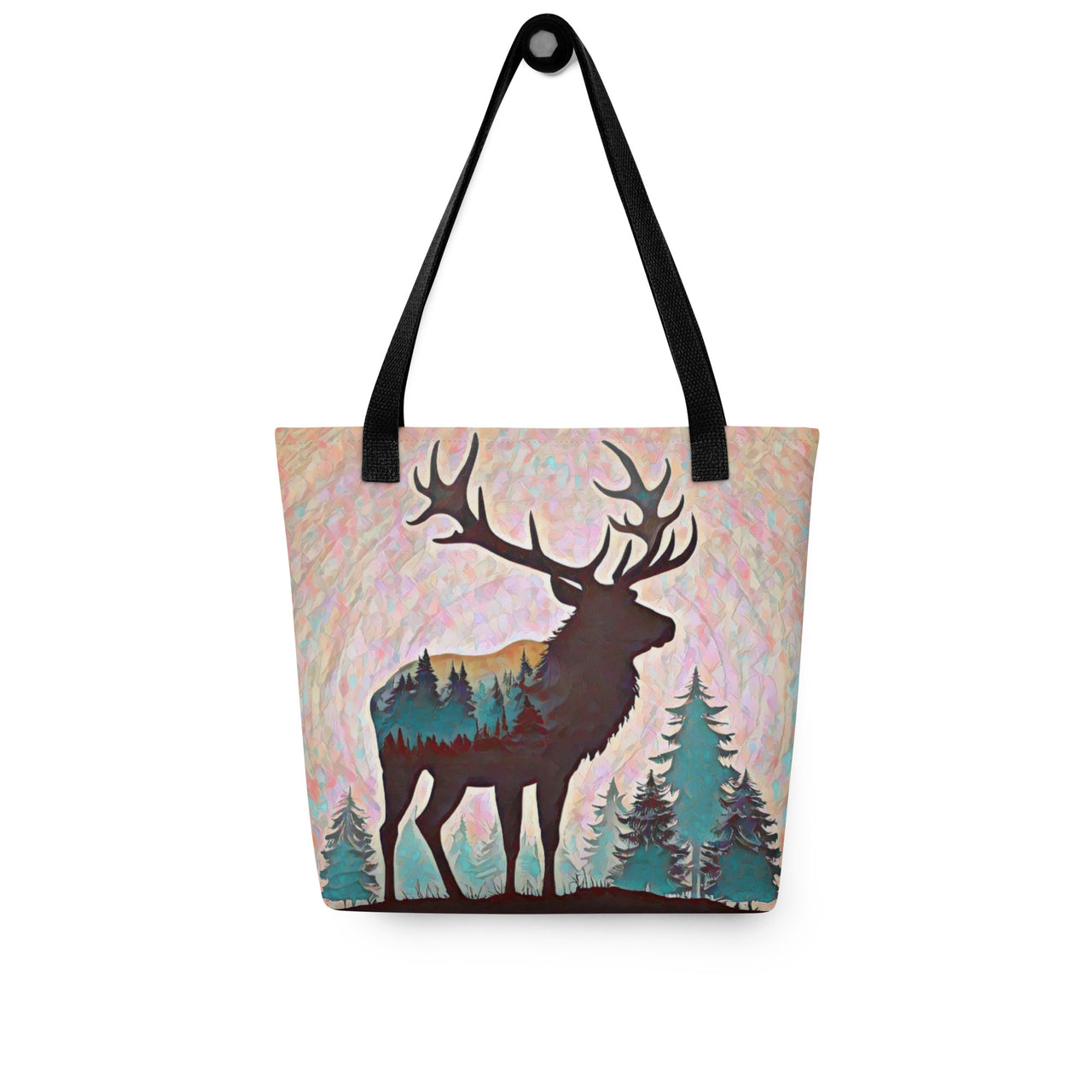 Oregon Elk in the Forest - Tote bag