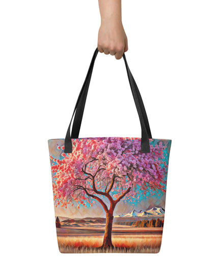 Oregon Cherry Blossoms - Tote bag