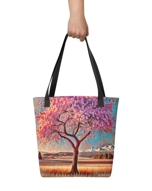 Oregon Cherry Blossoms - Tote bag