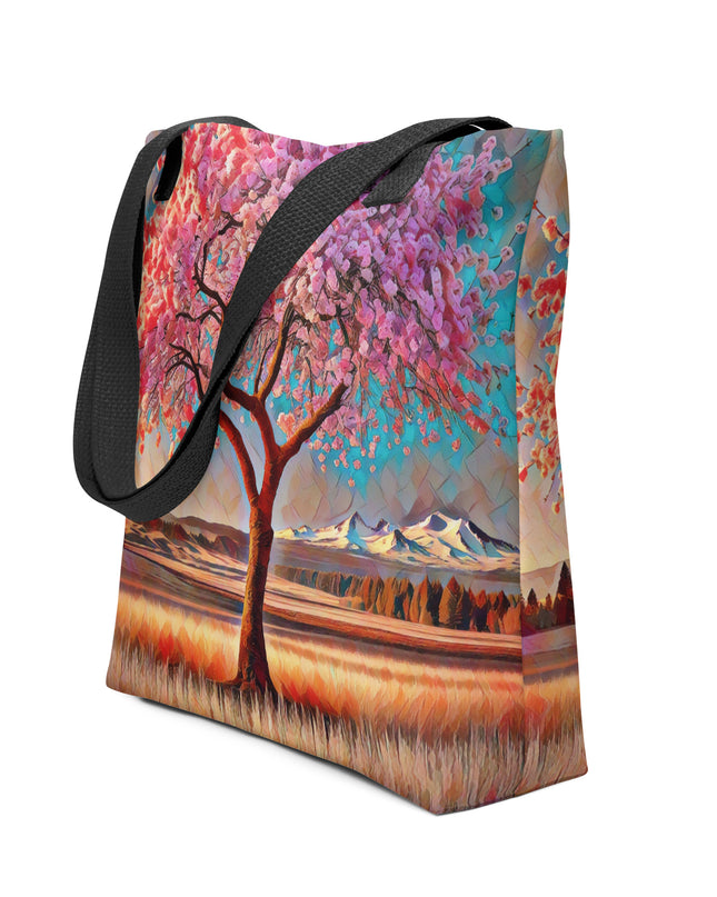 Oregon Cherry Blossoms - Tote bag