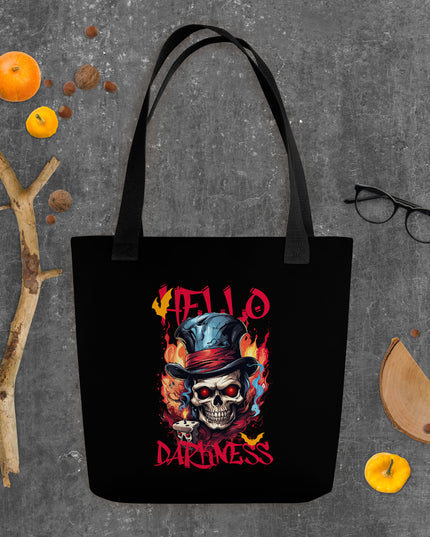 Hello Darkness Halloween - Tote bag