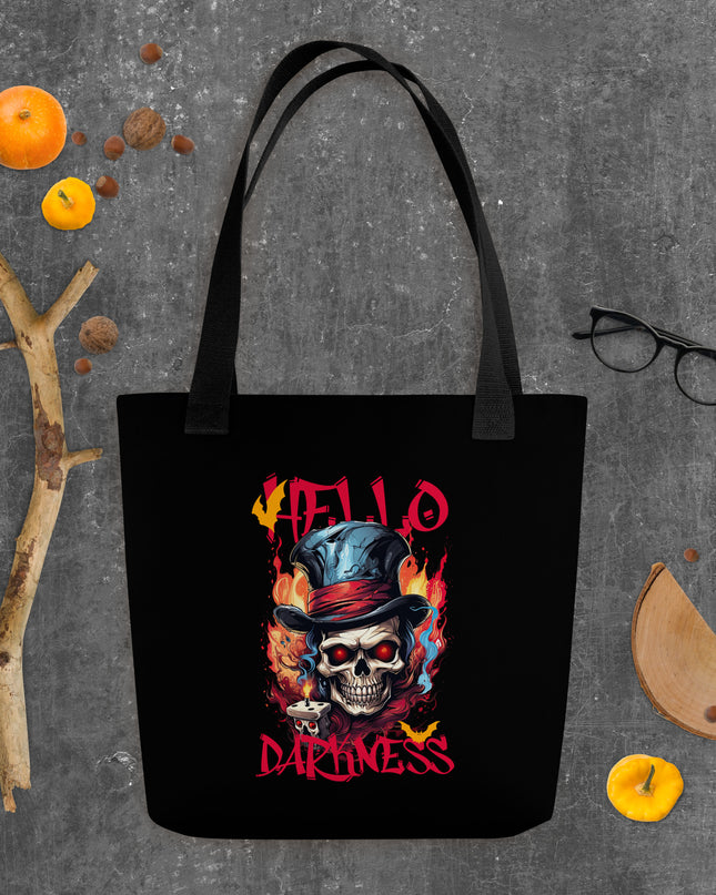 Hello Darkness Halloween - Tote bag