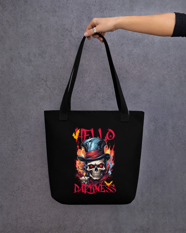 Hello Darkness Halloween - Tote bag