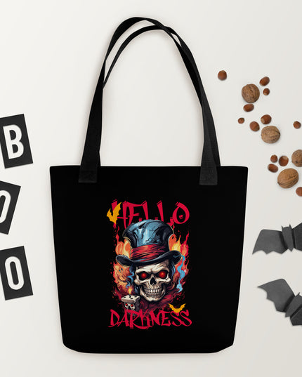 Hello Darkness Halloween - Tote bag
