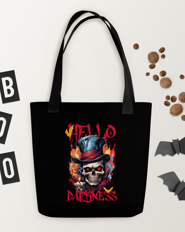 Hello Darkness Halloween - Tote bag