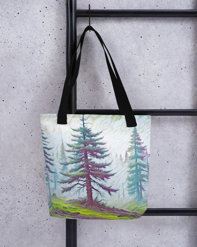into the Oregon Woods - Digital Art - Tote bag