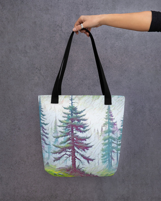 into the Oregon Woods - Digital Art - Tote bag