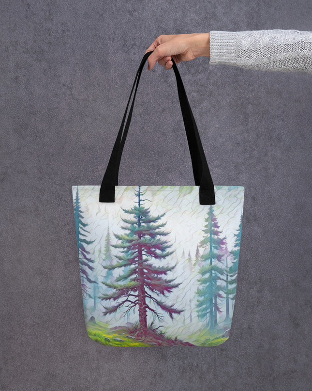 into the Oregon Woods - Digital Art - Tote bag