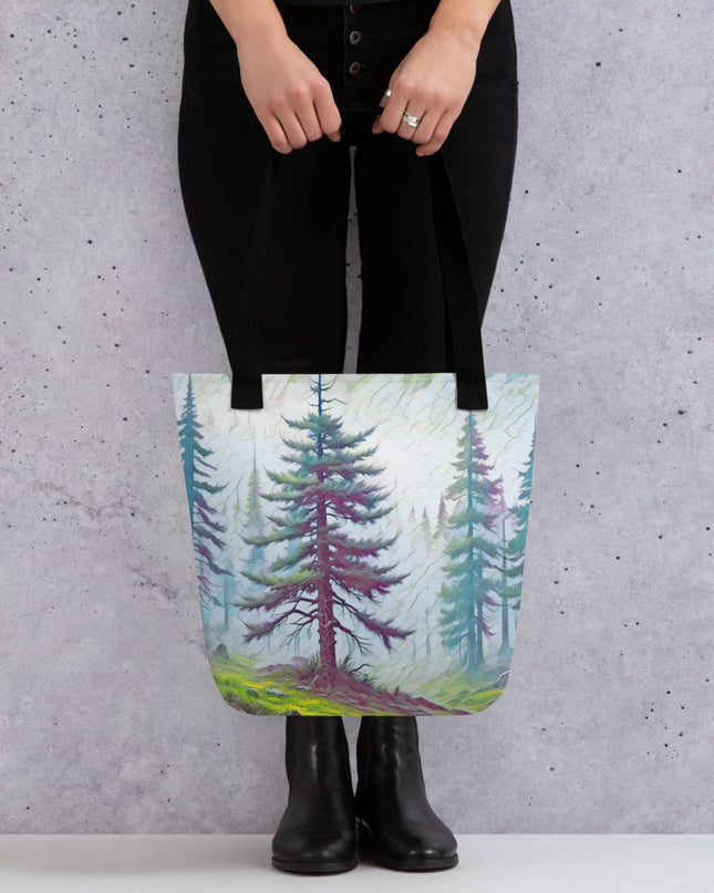 into the Oregon Woods - Digital Art - Tote bag