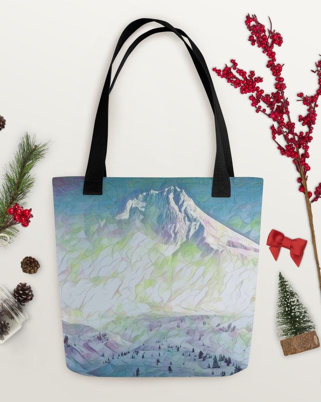 Mount Hood - Digital Art - Tote bag