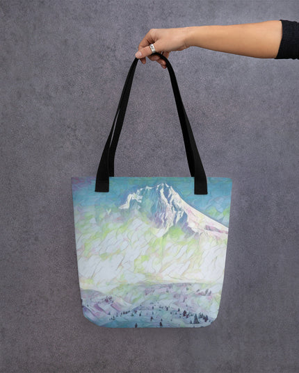 Mount Hood - Digital Art - Tote bag