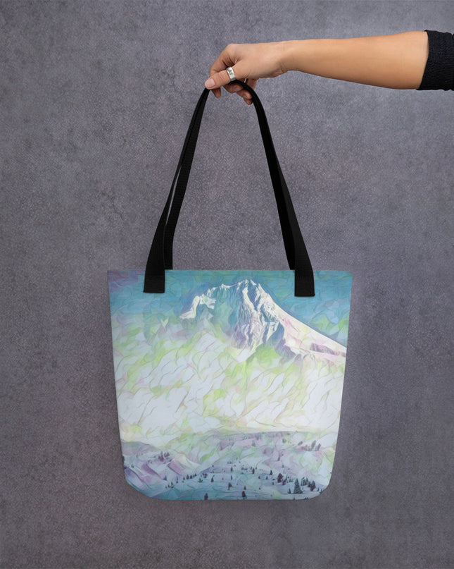 Mount Hood - Digital Art - Tote bag