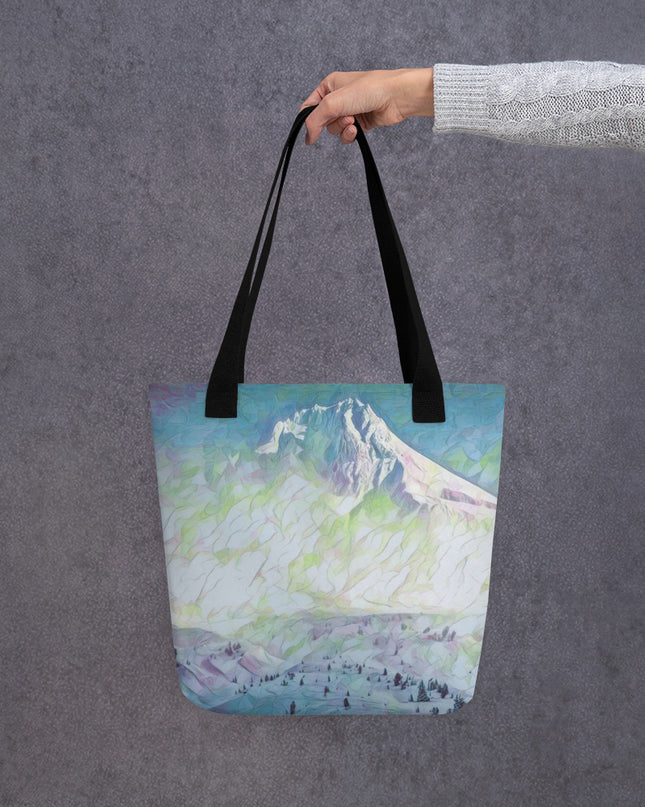 Mount Hood - Digital Art - Tote bag