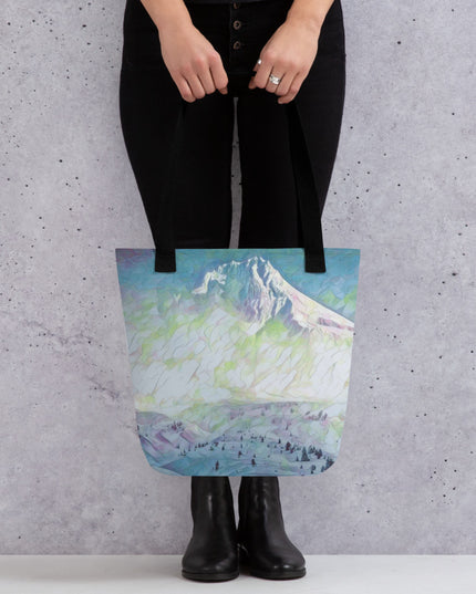 Mount Hood - Digital Art - Tote bag
