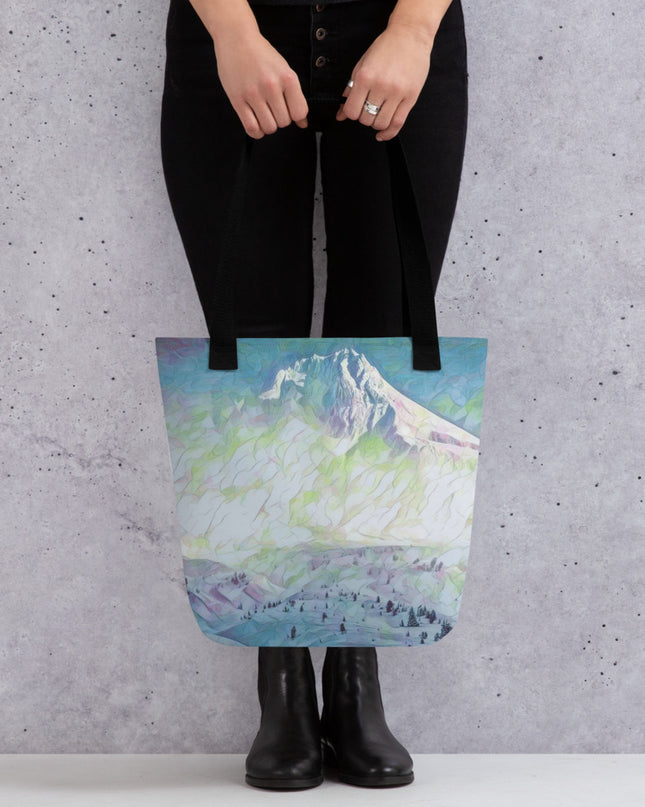 Mount Hood - Digital Art - Tote bag