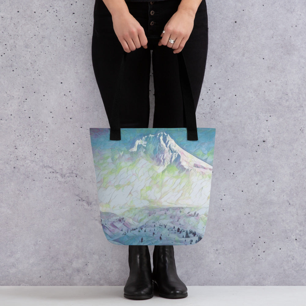 Mount Hood - Digital Art - Tote bag