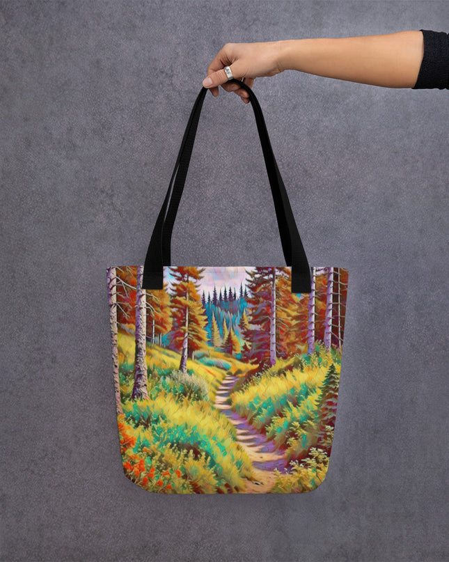 Autumn in Oregon - Digital Art - Tote bag
