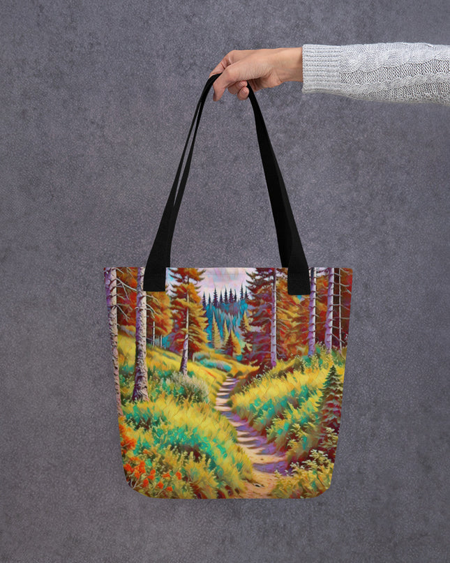 Autumn in Oregon - Digital Art - Tote bag