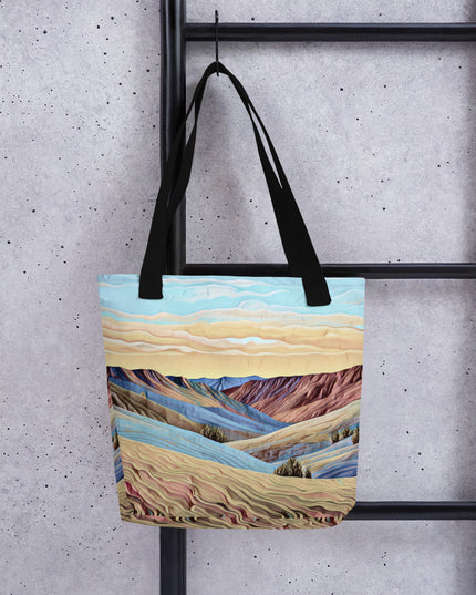 Painted Hills - Digital Art - Tote bag