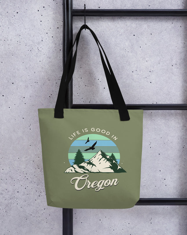 Life is Good in Oregon - Tote bag