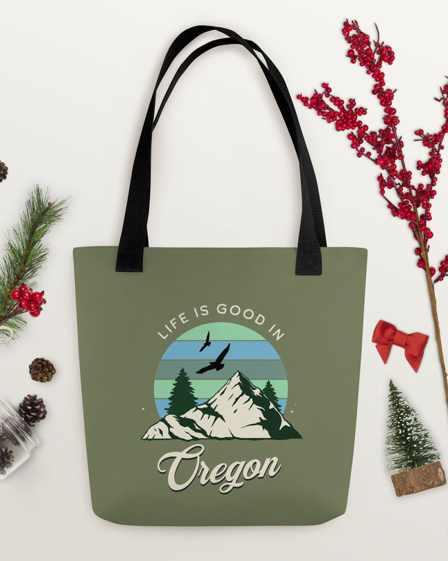Life is Good in Oregon - Tote bag