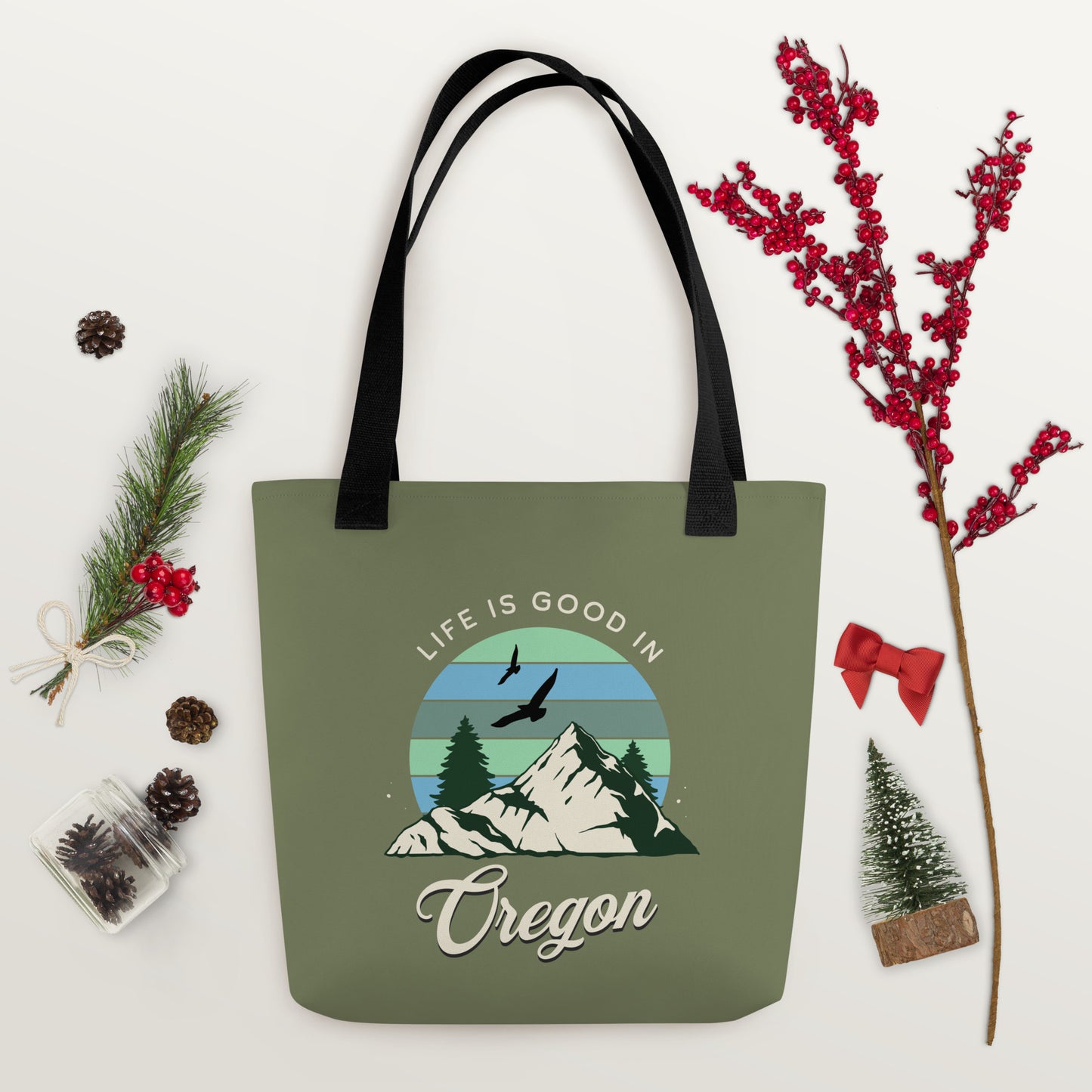Life is Good in Oregon - Tote bag