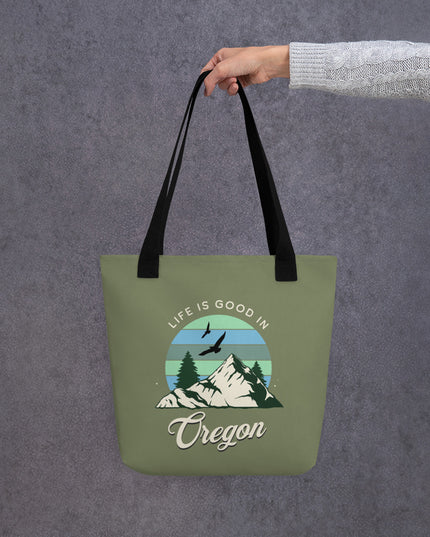 Life is Good in Oregon - Tote bag