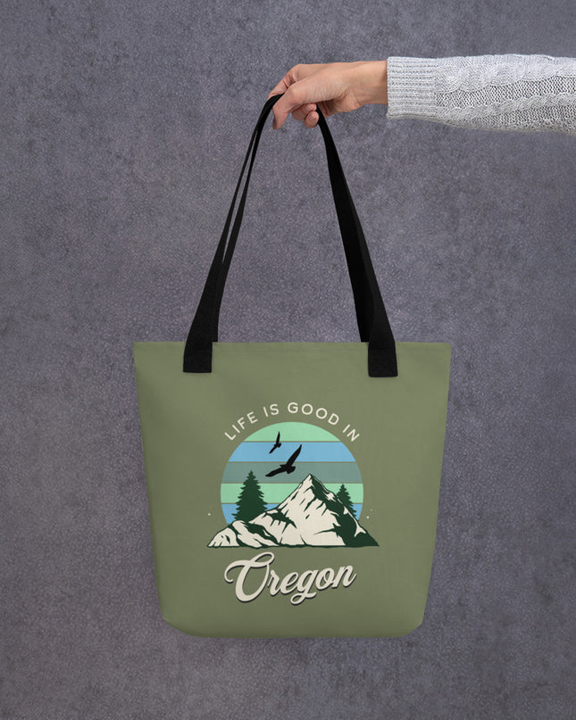 Life is Good in Oregon - Tote bag
