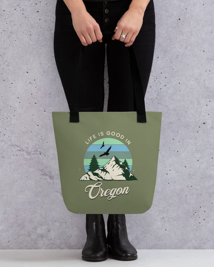Life is Good in Oregon - Tote bag