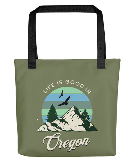 Life is Good in Oregon - Tote bag