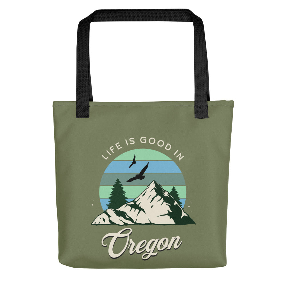 Life is Good in Oregon - Tote bag