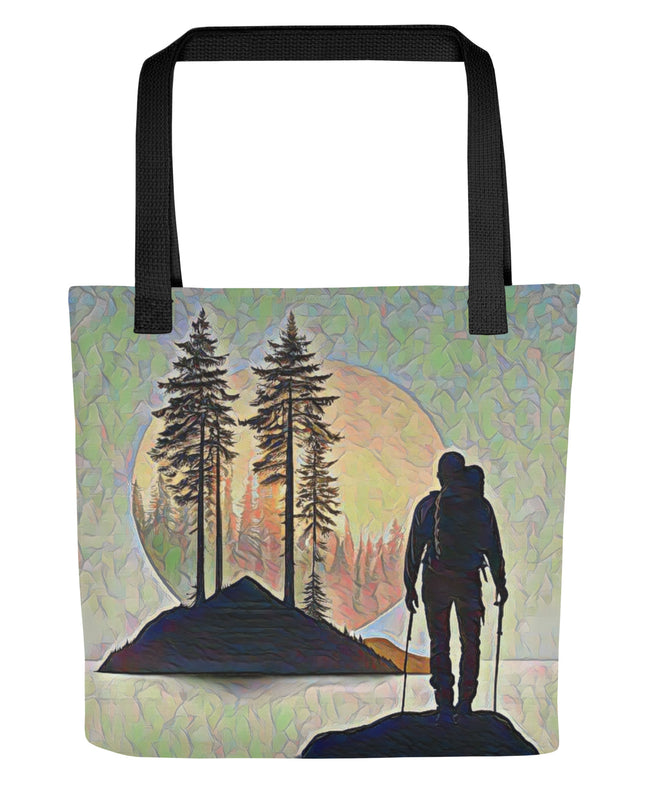 Oregon Hiker at Sunset - Tote bag