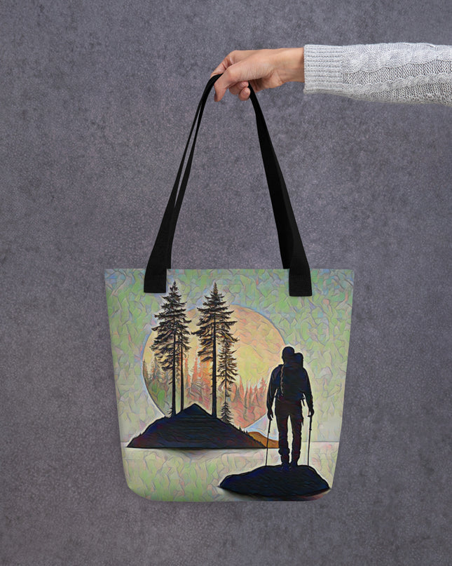 Oregon Hiker at Sunset - Tote bag