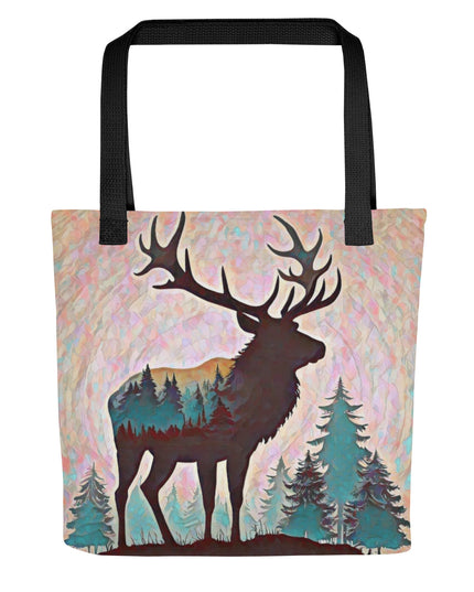 Oregon Elk in the Forest - Tote bag