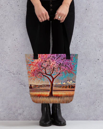 Oregon Cherry Blossoms - Tote bag