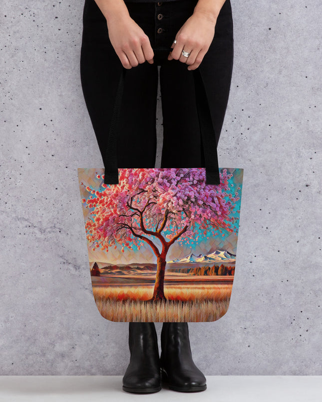Oregon Cherry Blossoms - Tote bag