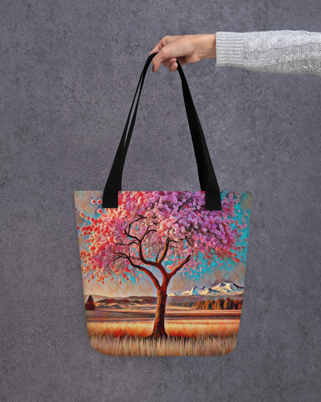 Oregon Cherry Blossoms - Tote bag