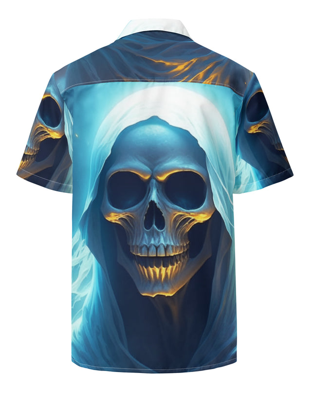 Halloween Spooky Ghost Shirt - Unisex button shirt