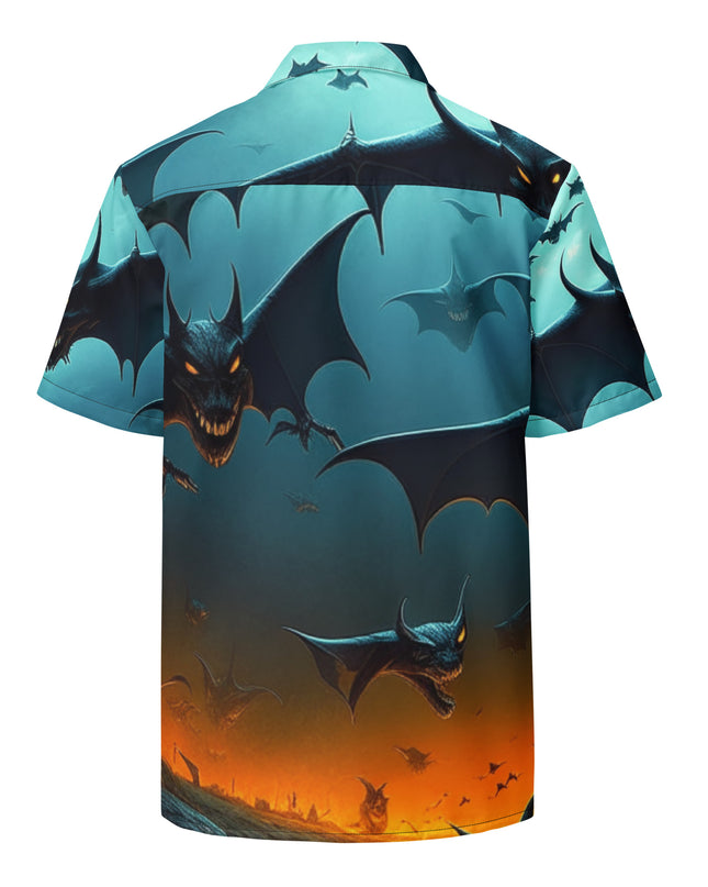 Angry Bats - Halloween - Unisex button shirt