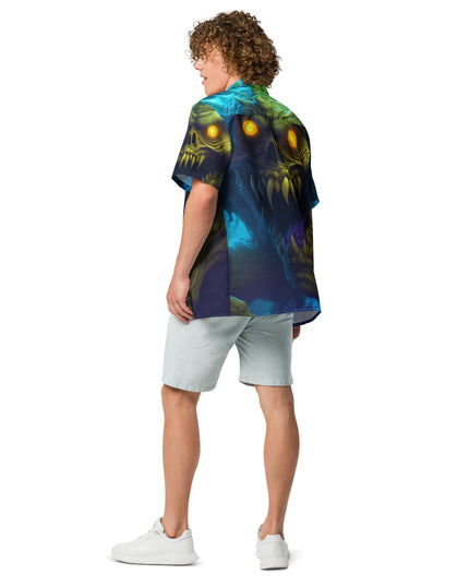 Halloween Monster - Unisex button shirt