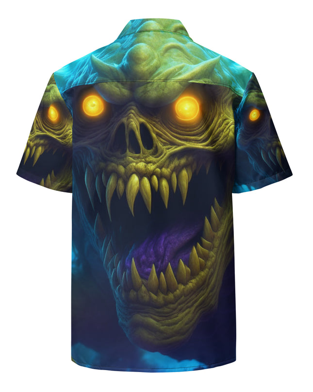 Halloween Monster - Unisex button shirt