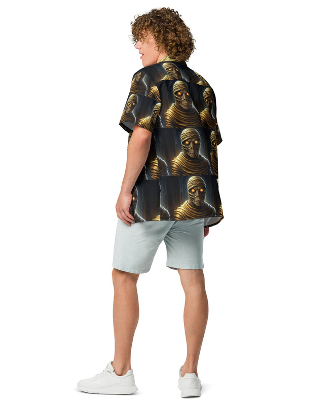 Halloween Mummy - Unisex button shirt