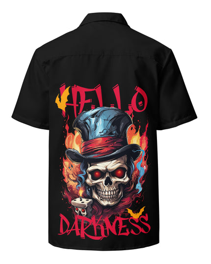 Hello Darkness - Halloween - Unisex button shirt
