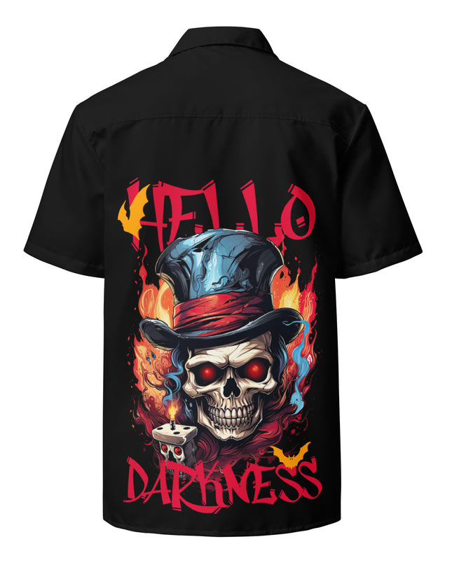 Hello Darkness - Halloween - Unisex button shirt
