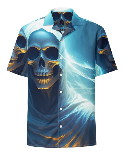 Halloween Spooky Ghost Shirt - Unisex button shirt