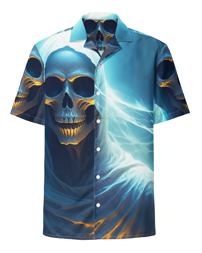 Halloween Spooky Ghost Shirt - Unisex button shirt