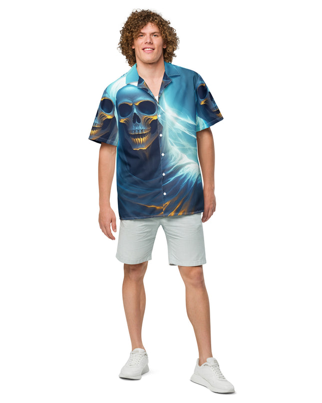 Halloween Spooky Ghost Shirt - Unisex button shirt